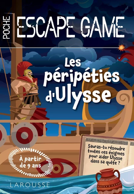 Escape de game de poche Junior - Ulysse rejoindra-t-il son île? - Valérie Cluzel - Larousse