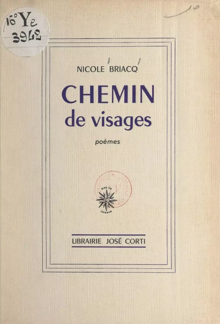 Chemin de visages - Nicole Briacq - FeniXX réédition numérique