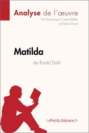 Matilda de Roald Dahl (Analyse de l'oeuvre)