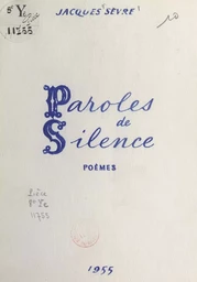 Paroles de silence