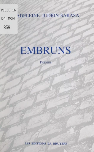 Embruns - Madeleine Judrin-Sarasa - FeniXX réédition numérique