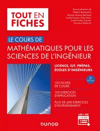 Mathématiques pour les sciences de l'ingénieur - 3e éd. -