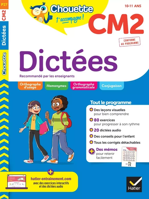 Chouette - Dictées CM2 - Valérie Marienval, Jean-Jacques Rodes - Hatier