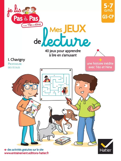 Mes jeux de lecture GS-CP - Isabelle Chavigny, Marie-Hélène Van Tilbeurgh - Hatier