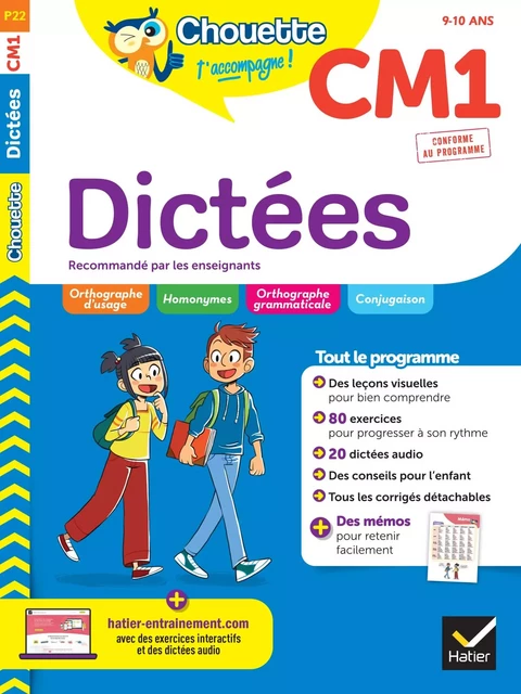 Chouette - Dictées CM1 - Valérie Marienval - Hatier