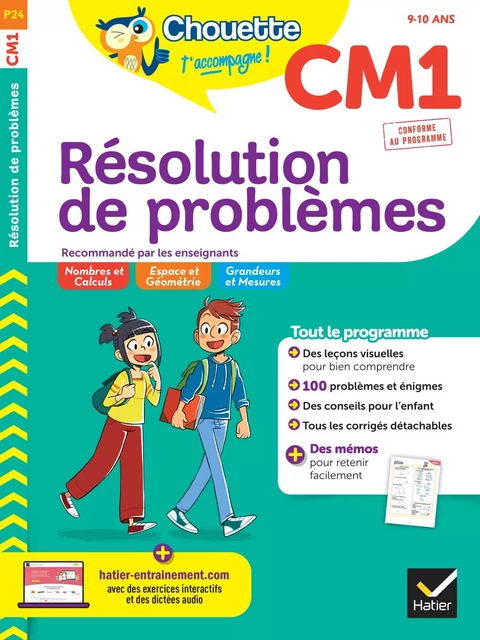 Chouette - Résolution de problèmes CM1 - Jeanne Bia - Hatier