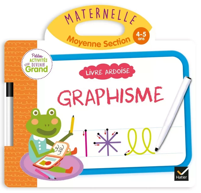 Livre ardoise Graphisme MS - Marie-Françoise Mornet, Frédéric Bélonie - Hatier