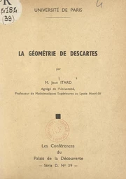 La géométrie de Descartes