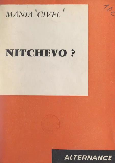 Nitchevo ? - Mania Civel - FeniXX réédition numérique