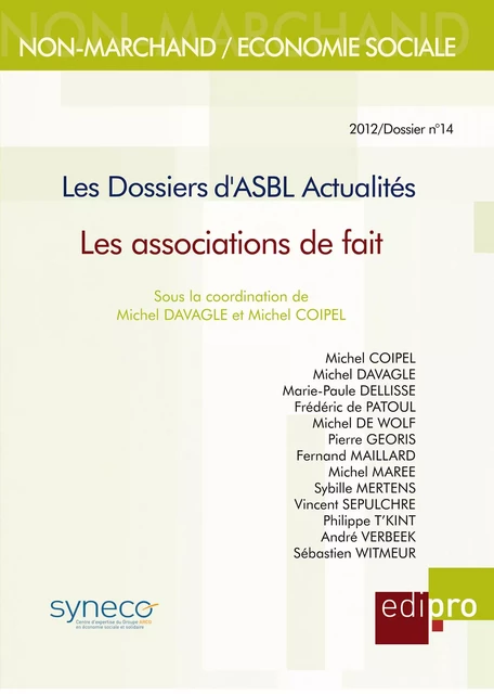 Les associations de faits -  Collectif - EdiPro