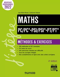 Maths Méthodes et Exercices PC/PC*-PSI/PSI*-PT/PT* - 4e éd.