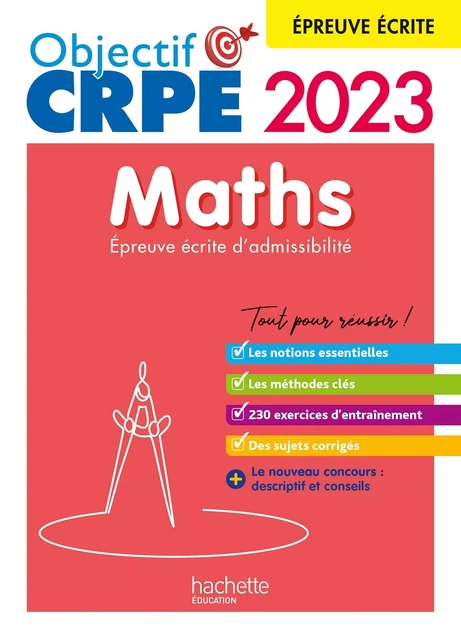 Nouveau concours CRPE 2022 - Maths - épreuve écrite d'admissibilité (Objectif Concours) (Ebook PDF) - Erik Kermorvant, Emmanuelle Servat, Katia Odiot, Joseph Sansonetti, Jean-Christophe Tomasi - Hachette Éducation