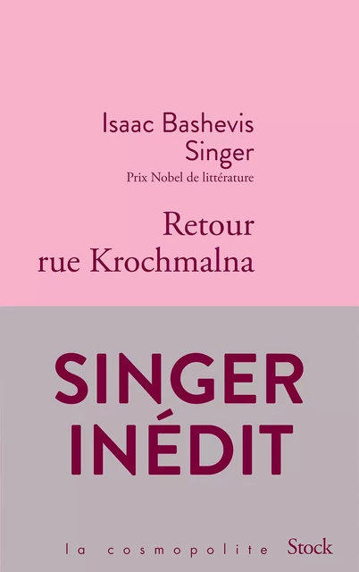 Retour rue Krochmalna - Isaac Bashevis Singer - Stock