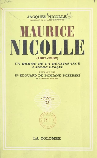 Maurice Nicolle, 1862-1932 - Jacques Nicolle - FeniXX réédition numérique