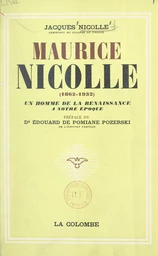 Maurice Nicolle, 1862-1932