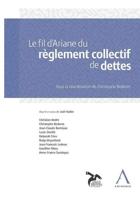 Le fil d'Ariane du règlement collectif de dettes -  Collectif,  Anthemis - Anthemis