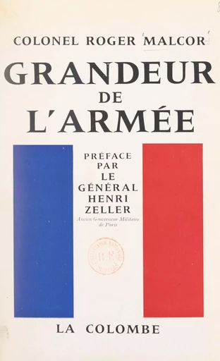 Grandeur de l'armée - Roger Malcor - FeniXX réédition numérique