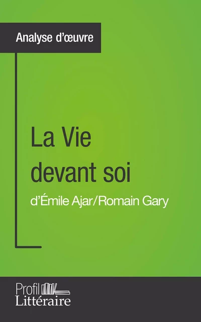 La Vie devant soi de Romain Gary (Analyse approfondie) - Karolin Brohee,  Profil-litteraire.fr - Profil-Litteraire.fr