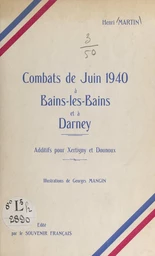 Combats de juin 1940, à Bains-les-Bains et à Darney