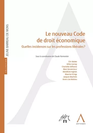 Le nouveau Code de droit économique