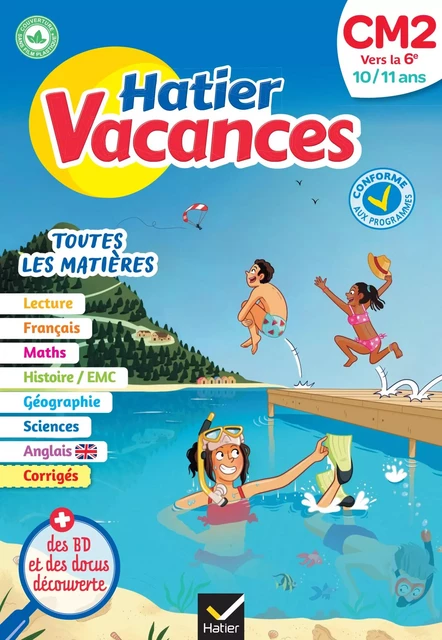 Hatier vacances - Cahier de vacances 2024 du CM2 vers la 6e 10/ 11 ans - Thomas Cambarot, Pascal Gauffre - Hatier