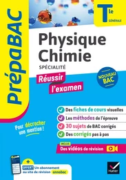 Prépabac Réussir l'examen - Physique-Chimie Tle générale (spécialité) - Bac 2025