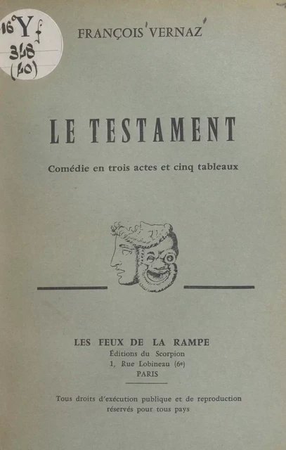 Le testament - François Vernaz - FeniXX réédition numérique