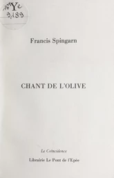 Chant de l'olive