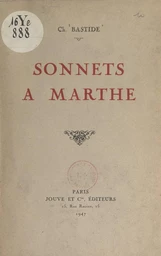 Sonnets à Marthe