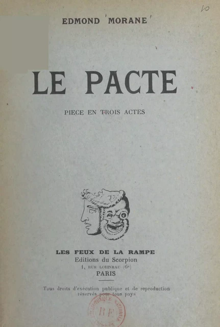 Le pacte - Edmond Morane - FeniXX réédition numérique