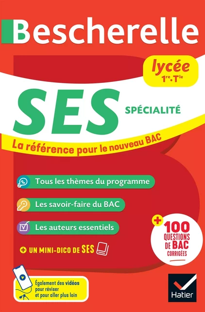 Bescherelle lycée  - SES  1re, Tle Nouveau bac - Sarah Conquer, Thomas Dautais, Cécile Gauron, Sophie Jeandin, Denis Martin - Hatier