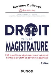 Droit vers la magistrature 2e éd.