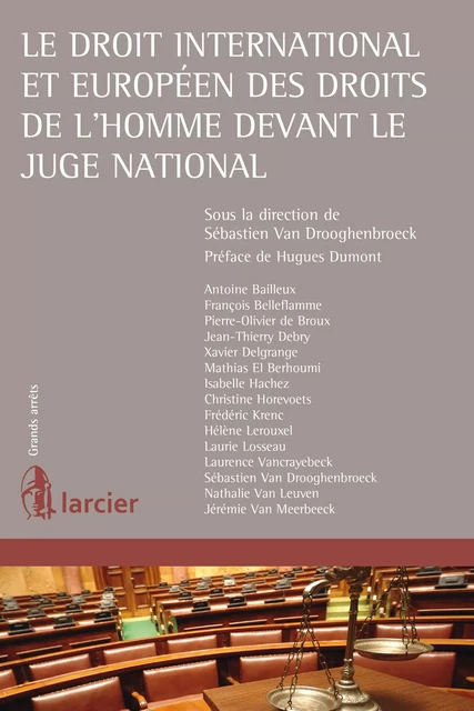 Le droit international et européen des droits de l'homme devant le juge national -  - Éditions Larcier