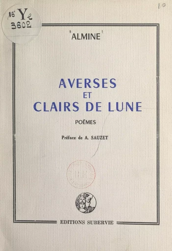 Averses et clairs de lune -  Almine - FeniXX réédition numérique