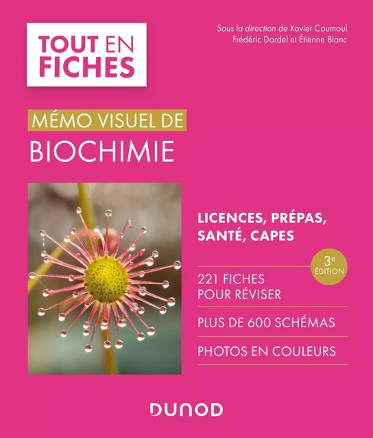 Mémo visuel de biochimie - 3e éd. - Xavier Coumoul, Frédéric Dardel, Etienne Blanc - Dunod