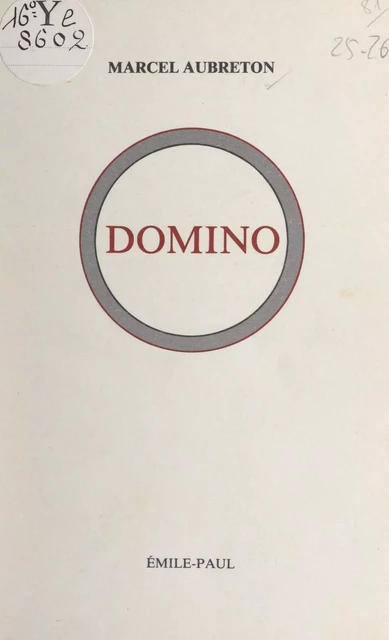 Domino - Marcel Aubreton - FeniXX réédition numérique