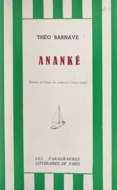 Ananké - Théo Barnave - FeniXX réédition numérique