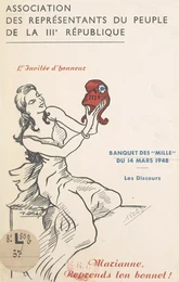 Banquet des "Mille" du 14 mars 1948