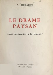 Le drame paysan