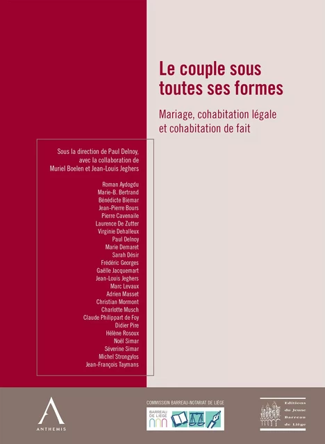 Le couple sous toutes ses formes - Paul Delnoy (dir.),  Collectif - Anthemis