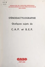 Sténodactylographie