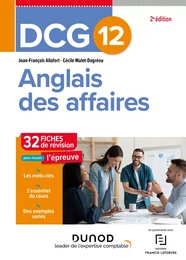 DCG 12 - Anglais des affaires - Fiches de révision - 2e éd.