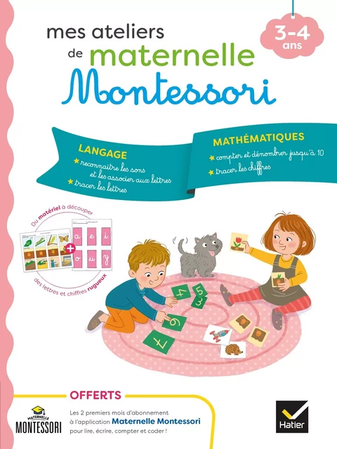 Montessori Langage-Mathématiques 3-4 ans - Sophie Tovagliari - Hatier