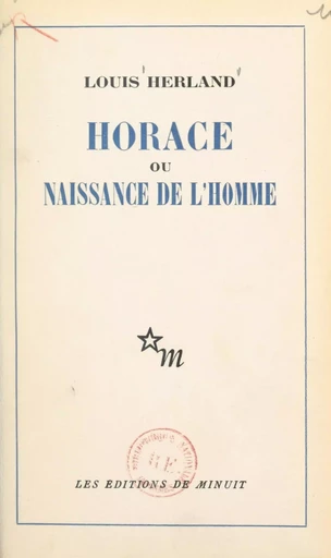 Horace - Louis Herland - FeniXX réédition numérique