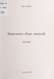 Souvenirs d'un conscrit