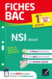 Fiches bac - NSI 1re générale (spécialité)