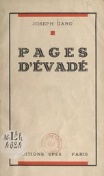 Pages d'évadé