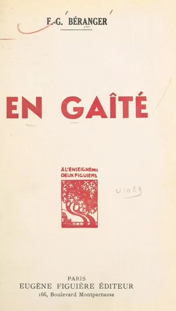 En gaîté - F.-G. Béranger - FeniXX réédition numérique