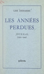 Les années perdues