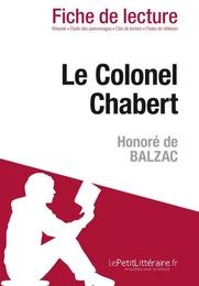 Le Colonel Chabert de Honoré de Balzac (Fiche de lecture)